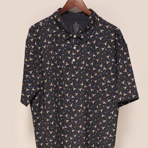 Sol Saguaro Psychedelic Buffalo Collared Golf Shirt